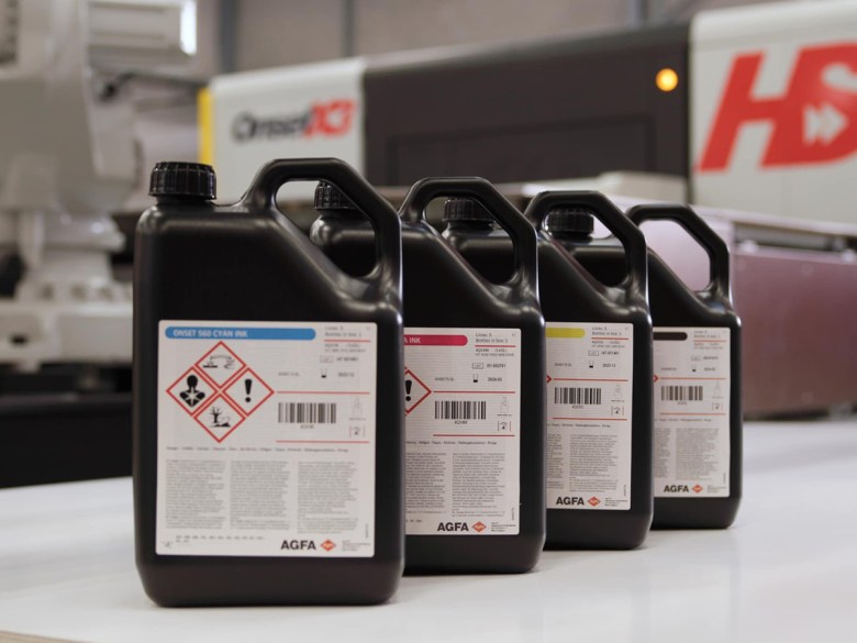 Agfa has developed new inks for its Onset and Avinci inkjet printers offering high quality and performance while minimising ink usage