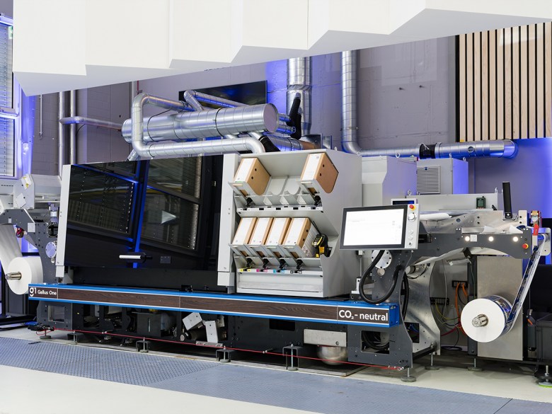 The new Gallus One inkjet system offers a competitive total cost of ownership (TCO) in digital label printing.