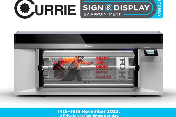 Currie Group has organised the “Sign & Display… By Appointment” event, providing Sydneysiders with the first opportunity to experience the company’s sign and display solutions