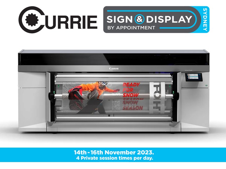 Currie Group has organised the “Sign & Display… By Appointment” event, providing Sydneysiders with the first opportunity to experience the company’s sign and display solutions