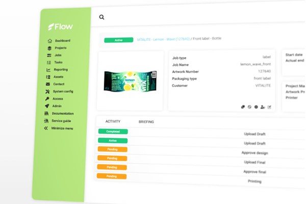 Tallon Graphic Solutions (TGS), one of the leading software providers, has released a significant upgrade for its FLOW package, introducing workflow efficiency improvements for artwork management and digital proofing