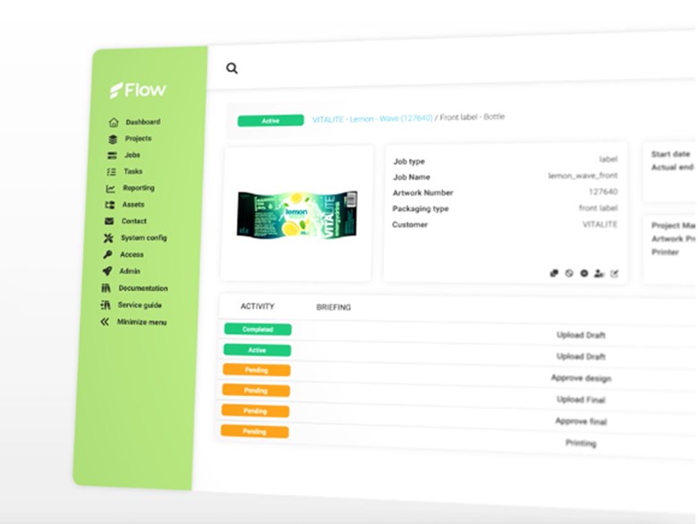 Tallon Graphic Solutions (TGS), one of the leading software providers, has released a significant upgrade for its FLOW package, introducing workflow efficiency improvements for artwork management and digital proofing