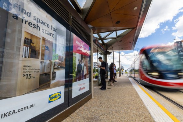 One of Australia’s leading transit media specialists, TorchMedia, has expanded its premium Canberra Light Rail portfolio from five to nine stations covering the entire network.