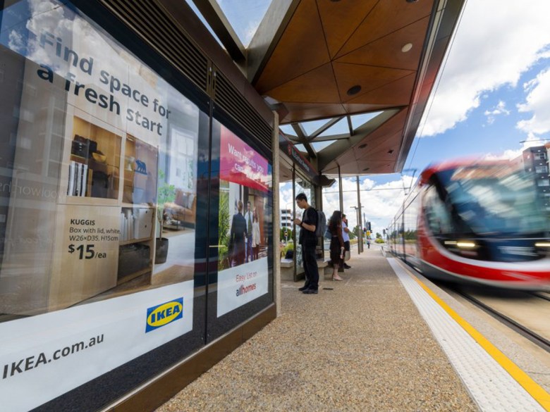 One of Australia’s leading transit media specialists, TorchMedia, has expanded its premium Canberra Light Rail portfolio from five to nine stations covering the entire network.