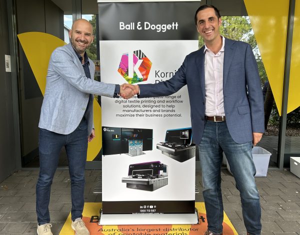 Ball & Doggett announces partnership with Kornit Digital
