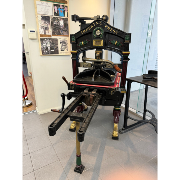For Sale: 1857 Imperial Letterpress. Craft Your Legacy