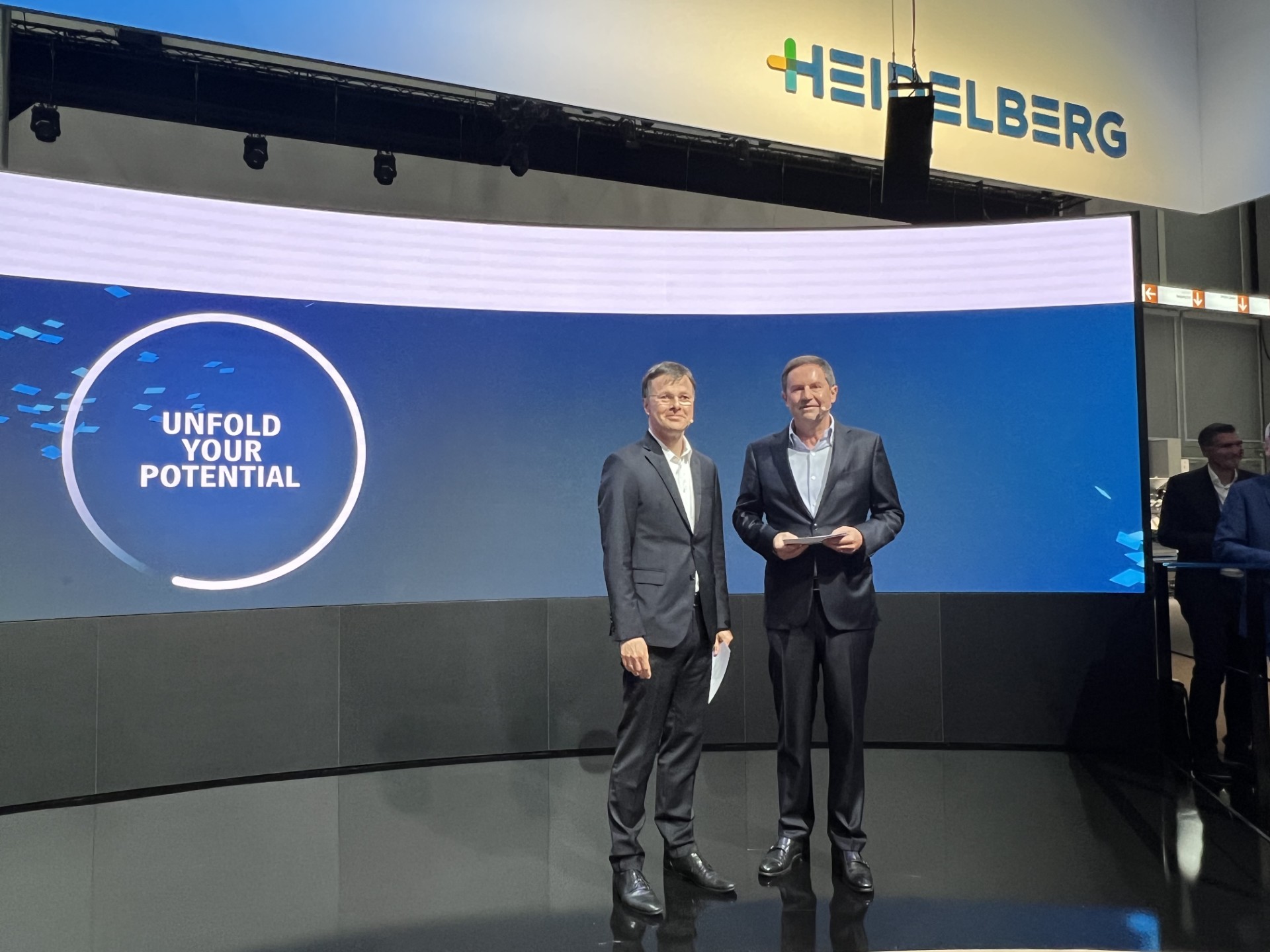 Heidelberg new CEO at drupa 2024 Sprinter